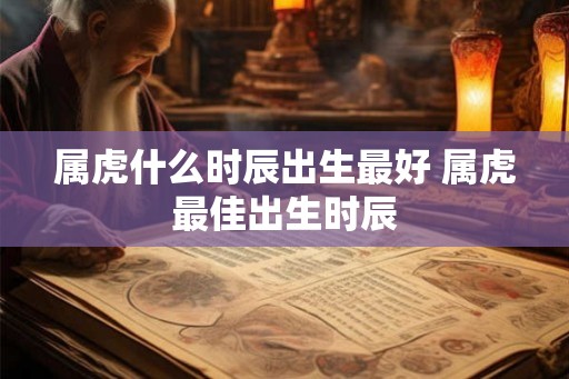属虎什么时辰出生最好 属虎最佳出生时辰