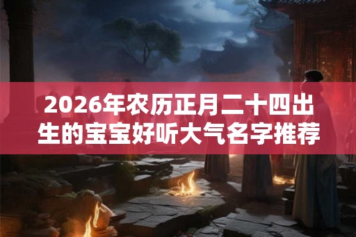 2026年农历正月二十四出生的宝宝好听大气名字推荐 2026年农历正月二十四出生的宝宝好听大气名字推荐