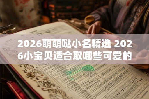 2026萌萌哒小名精选 2026小宝贝适合取哪些可爱的小名