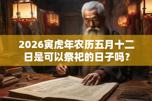 2026寅虎年农历五月十二日是可以祭祀的日子吗？
