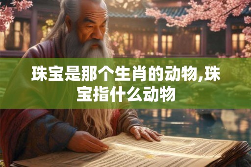 珠宝是那个生肖的动物,珠宝指什么动物 珠宝是那个生肖的动物,珠宝指什么动物