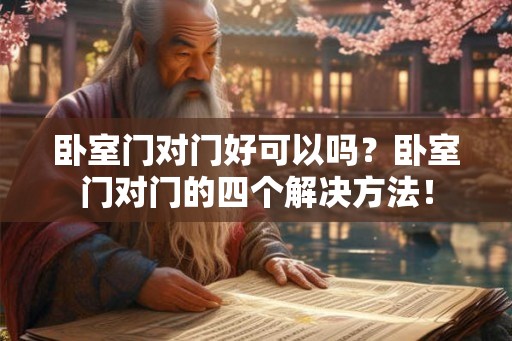 卧室门对门好可以吗？卧室门对门的四个解决方法！