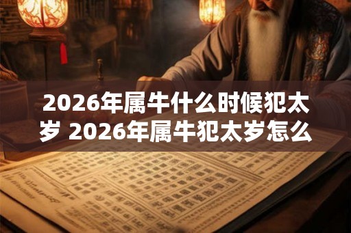 2026年属牛什么时候犯太岁 2026年属牛犯太岁怎么化解