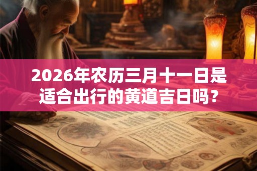 2026年农历三月十一日是适合出行的黄道吉日吗？