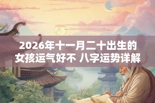 2026年十一月二十出生的女孩运气好不 八字运势详解