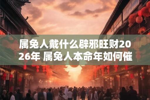 属兔人戴什么辟邪旺财2026年 属兔人本命年如何催旺运势 属兔人戴什么辟邪旺财2026年 属兔人本命年如何催旺运势