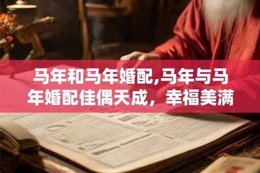 马年和马年婚配,马年与马年婚配佳偶天成，幸福美满