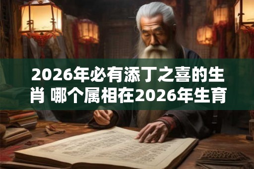2026年必有添丁之喜的生肖 哪个属相在2026年生育喜讯
