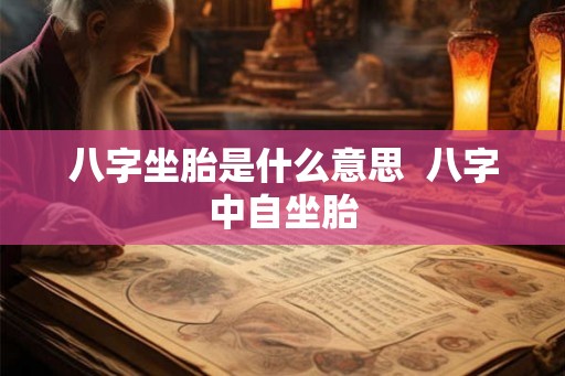 八字坐胎是什么意思 八字中自坐胎 八字坐胎是什么意思 八字中自坐胎