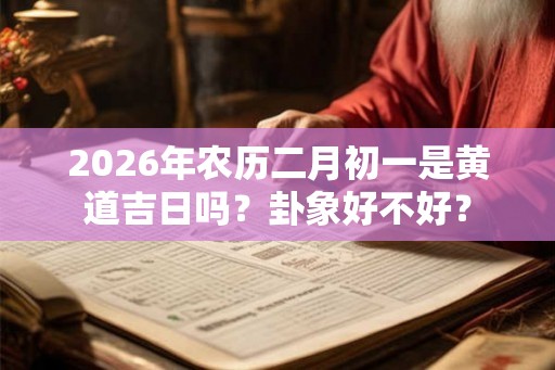 2026年农历二月初一是黄道吉日吗？卦象好不好？