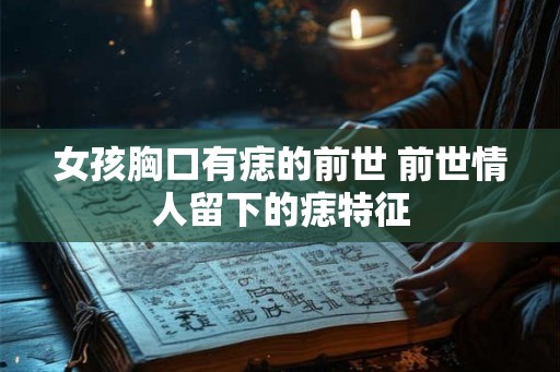 女孩胸口有痣的前世 前世情人留下的痣特征