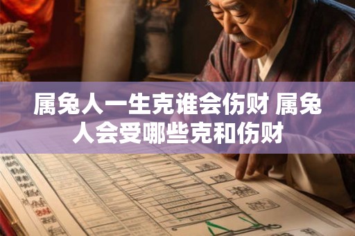属兔人一生克谁会伤财 属兔人会受哪些克和伤财