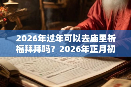 2026年过年可以去庙里祈福拜拜吗?2026年正月初一财神方位 2026年过年可以去庙里祈福拜拜吗?2026年正月初一财神方位