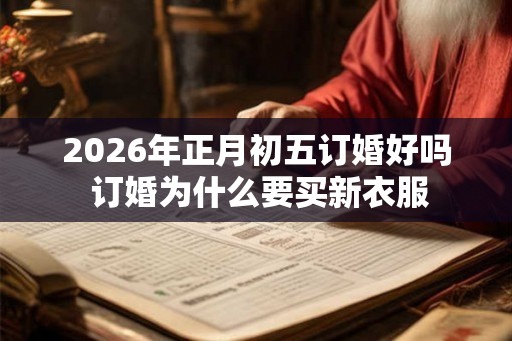 2026年正月初五订婚好吗 订婚为什么要买新衣服