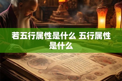 若五行属性是什么 五行属性是什么