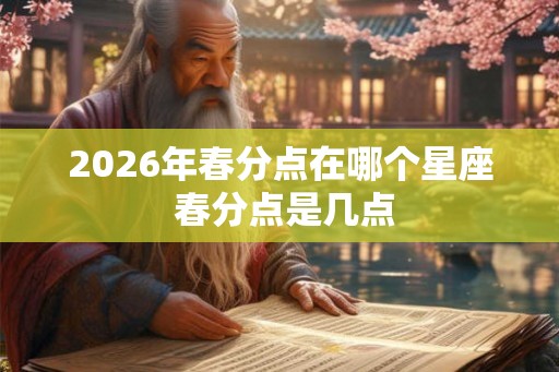 2026年春分点在哪个星座 春分点是几点