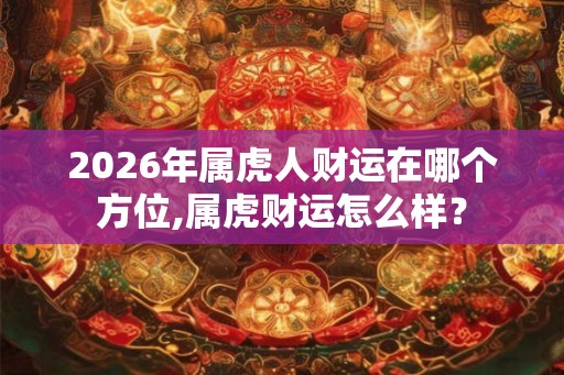 2026年属虎人财运在哪个方位,属虎财运怎么样？