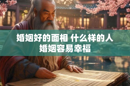 婚姻好的面相 什么样的人婚姻容易幸福