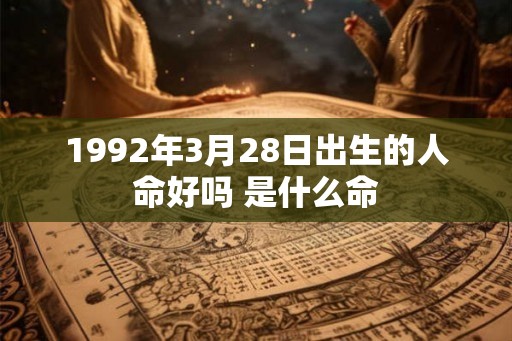 1992年3月28日出生的人命好吗 是什么命 1992年3月28日出生的人命好吗 是什么命