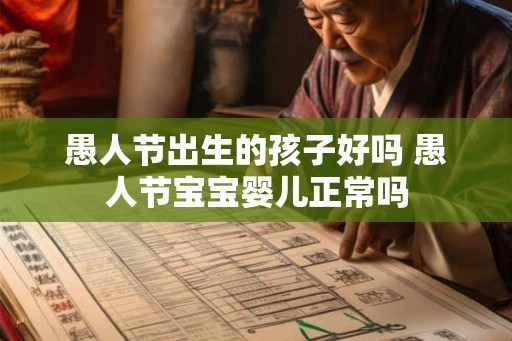 愚人节出生的孩子好吗 愚人节宝宝婴儿正常吗