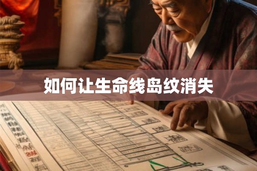 如何让生命线岛纹消失