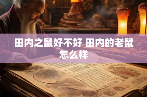 田内之鼠好不好 田内的老鼠怎么样 田内之鼠好不好 田内的老鼠怎么样