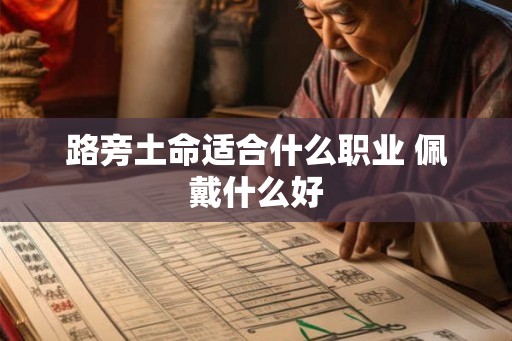 路旁土命适合什么职业 佩戴什么好