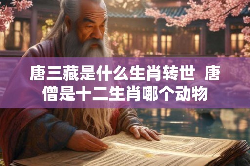 唐三藏是什么生肖转世 唐僧是十二生肖哪个动物 唐三藏是什么生肖转世 唐僧是十二生肖哪个动物