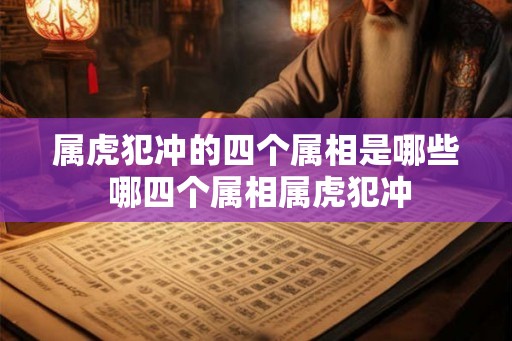 属虎犯冲的四个属相是哪些 哪四个属相属虎犯冲