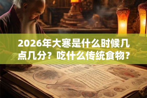 2026年大寒是什么时候几点几分？吃什么传统食物？