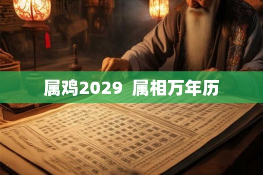 属鸡2029  属相万年历