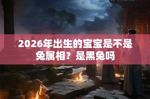 2026年出生的宝宝是不是兔属相？是黑兔吗