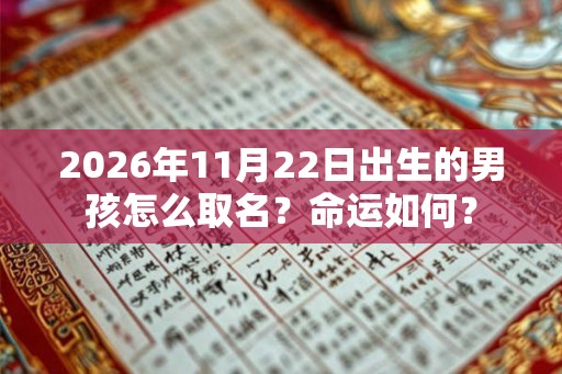 2026年11月22日出生的男孩怎么取名?命运如何? 2026年11月22日出生的男孩怎么取名?命运如何?