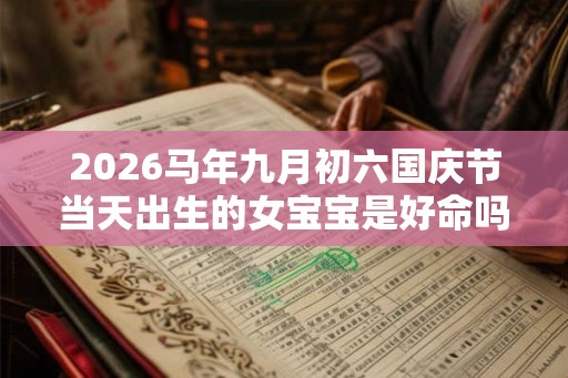 2026马年九月初六国庆节当天出生的女宝宝是好命吗