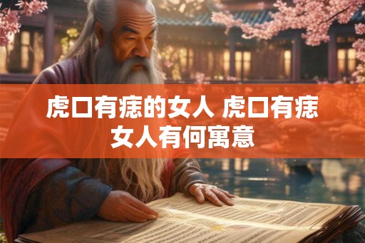 虎口有痣的女人 虎口有痣女人有何寓意