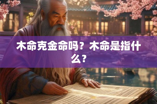木命克金命吗？木命是指什么？