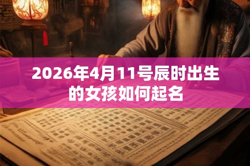 2026年4月11号辰时出生的女孩如何起名