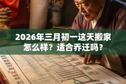 2026年三月初一这天搬家怎么样？适合乔迁吗？