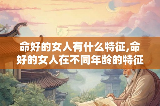 命好的女人有什么特征,命好的女人在不同年龄的特征