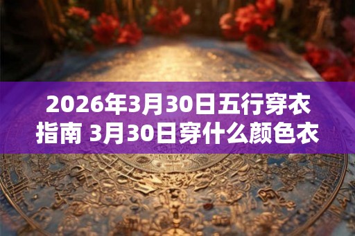 2026年3月30日五行穿衣指南 3月30日穿什么颜色衣服