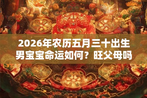2026年农历五月三十出生男宝宝命运如何？旺父母吗？