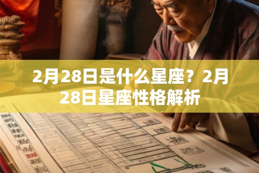 2月28日是什么星座？2月28日星座性格解析