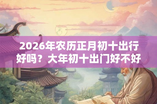 2026年农历正月初十出行好吗？大年初十出门好不好