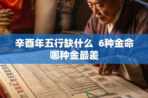 辛酉年五行缺什么  6种金命哪种金最差