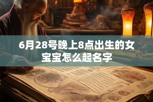 6月28号晚上8点出生的女宝宝怎么起名字