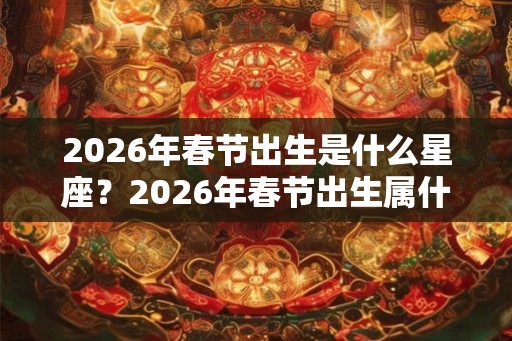 2026年春节出生是什么星座？2026年春节出生属什么？