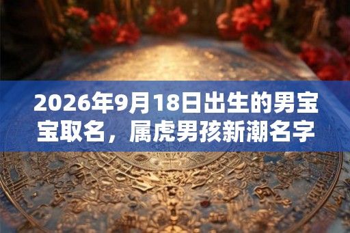 2026年9月18日出生的男宝宝取名，属虎男孩新潮名字