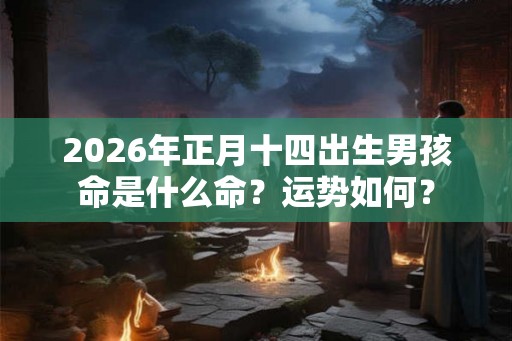 2026年正月十四出生男孩命是什么命？运势如何？