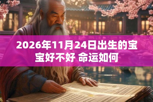 2026年11月24日出生的宝宝好不好 命运如何