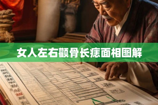女人左右颧骨长痣面相图解